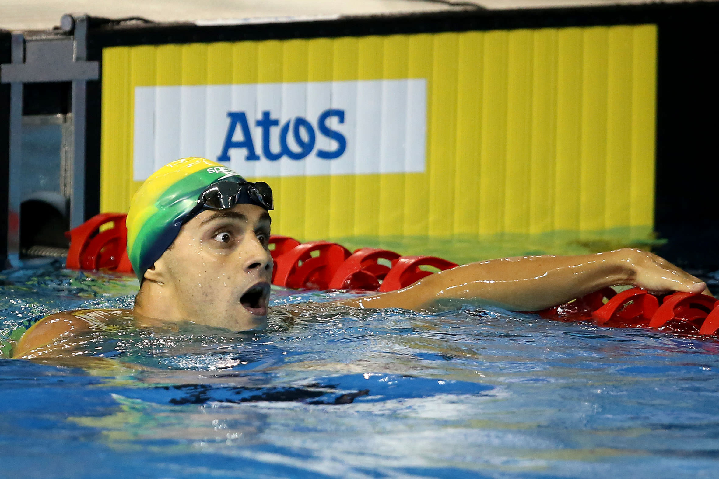 Leonardo de Deus surpreso com seu desempenho - Foto: Satiro Sodre/SSPress