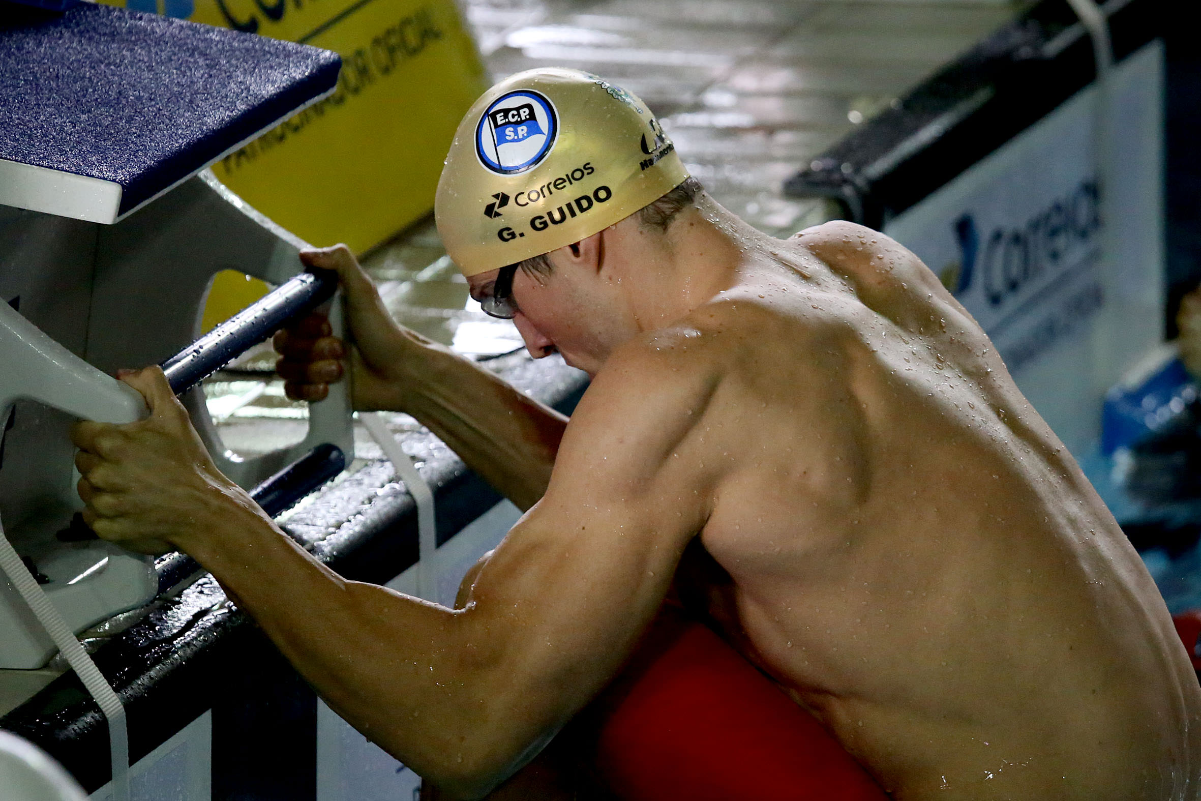 Guilherme Guido cravou um ótimo tempo nos 100m costas - Foto: Satiro Sodré/ SSPress/CBDA