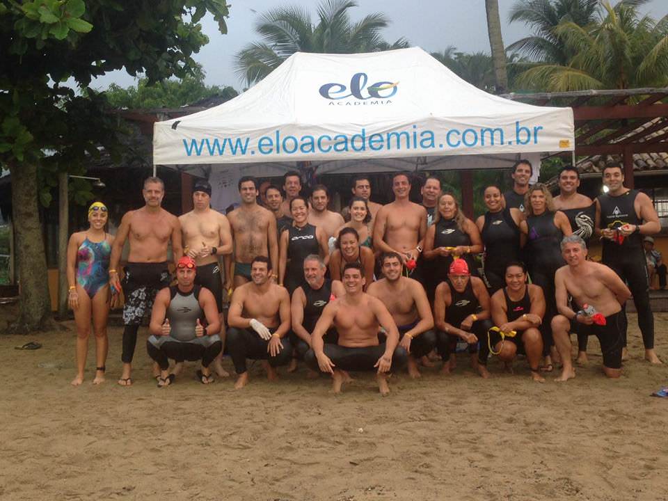 A equipe da ELO Academia, time dos campeões da travessia - Foto: Reprodução 