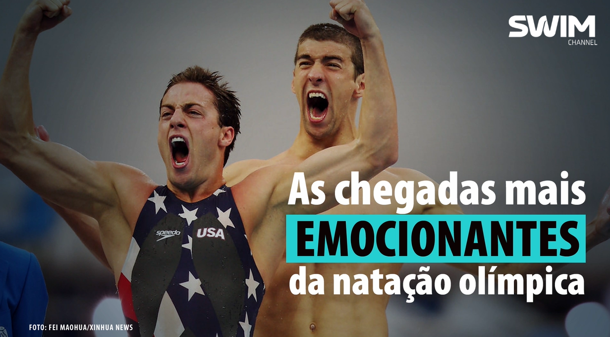 Swim Channel TV: As chegadas mais emocionantes da natação olímpica