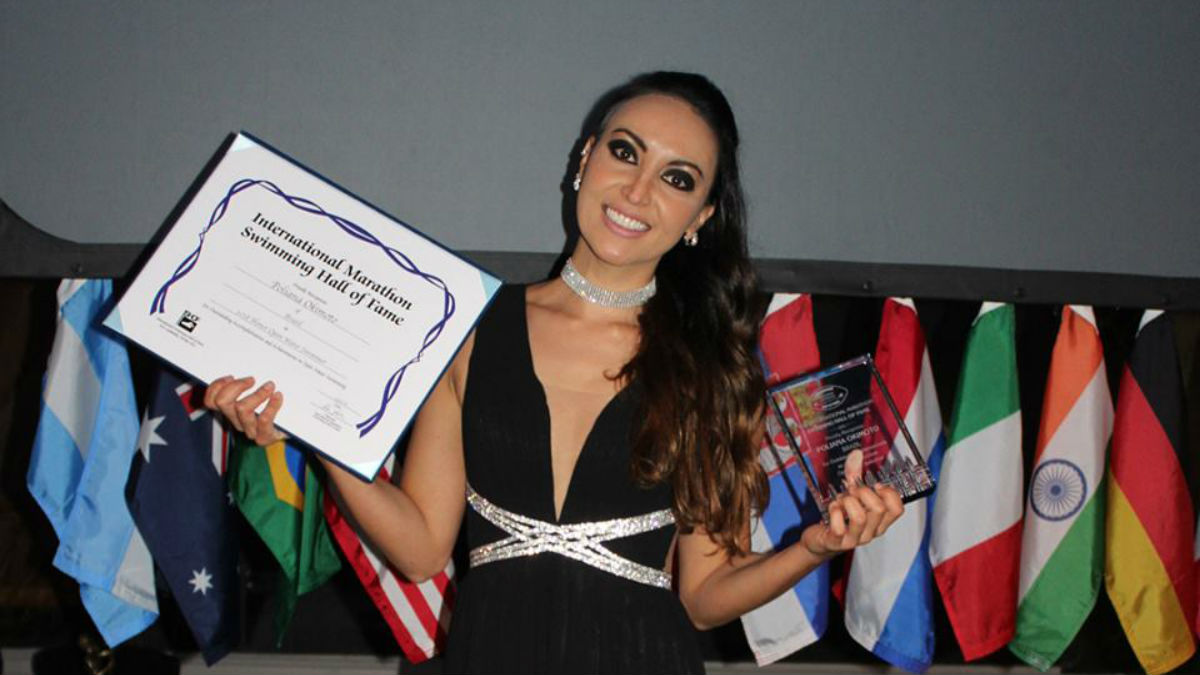 Eternizada na história das águas abertas