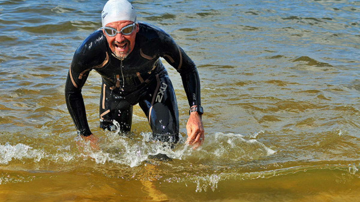 Treino para os 3 km do XTERRA Swim Challenge de Ilhabela