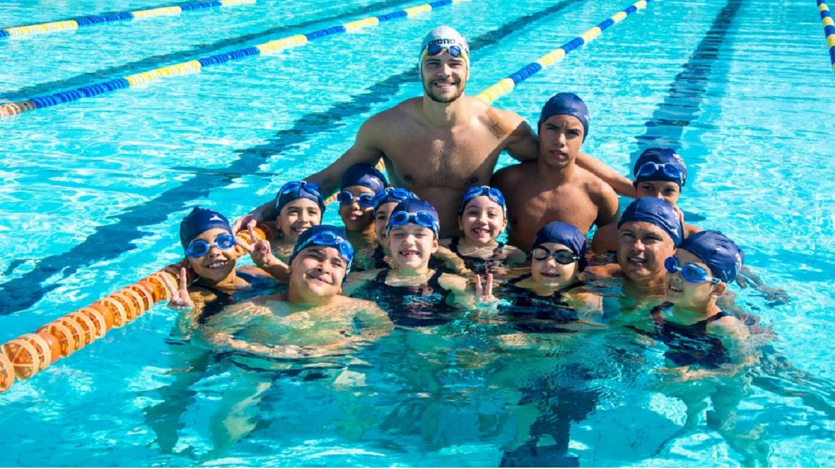 Marcelo Chierighini é padrinho do Projeto Natação Ituana