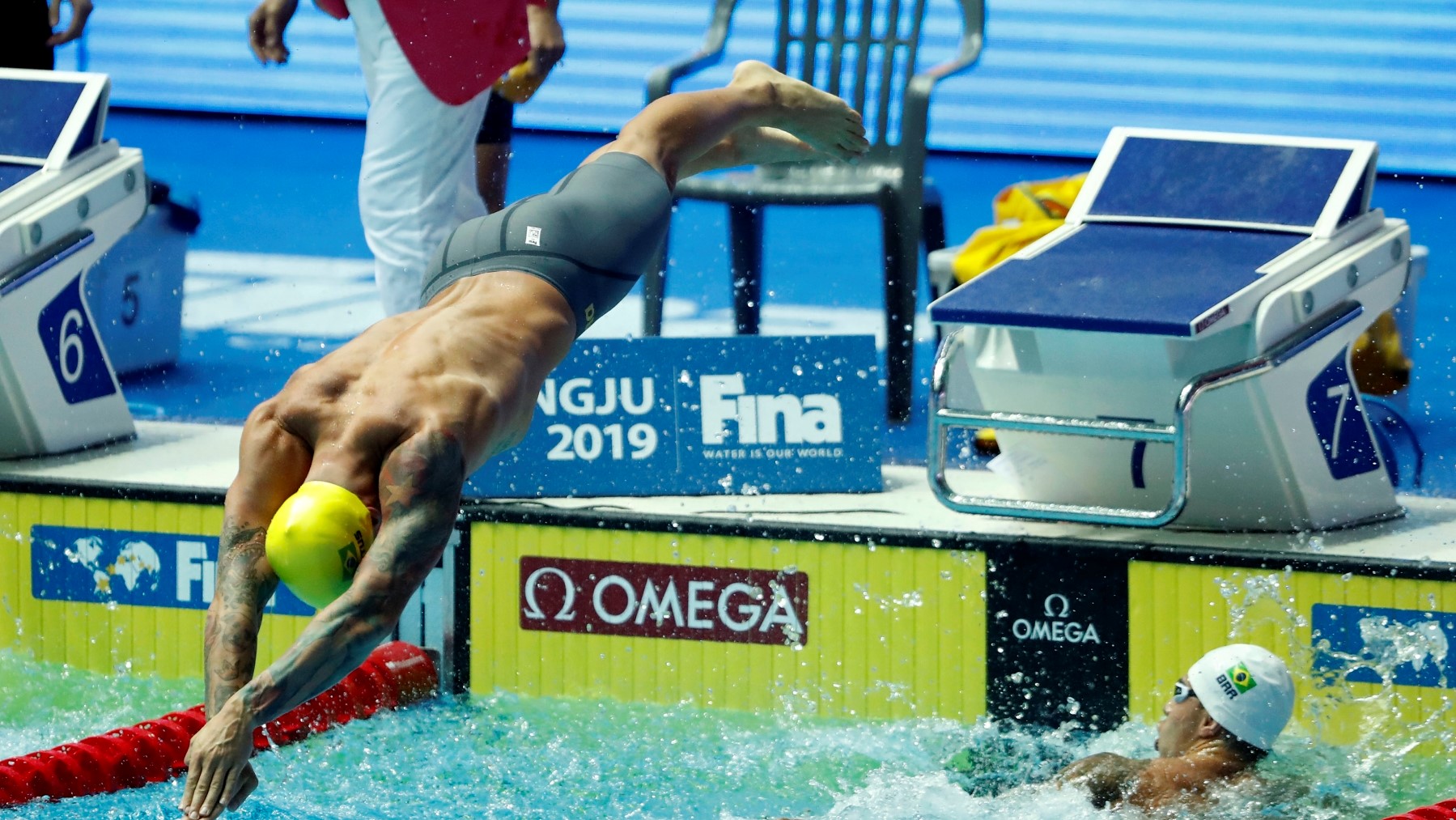 O lado positivo do resultado do Brasil no 4x100m livre