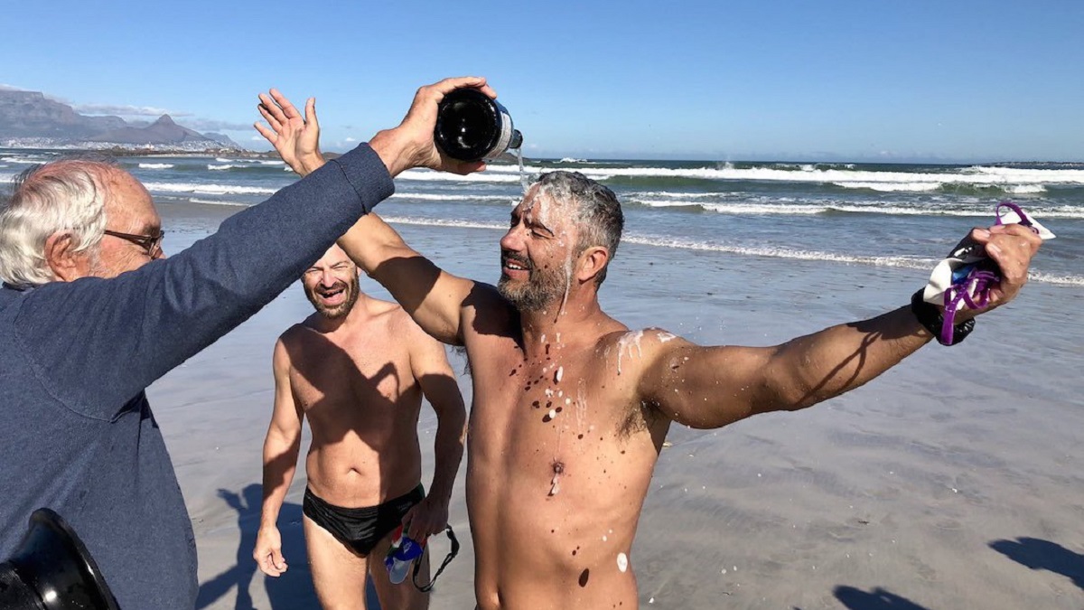 Sul-africano bate recorde da Travessia da Ilha Robben