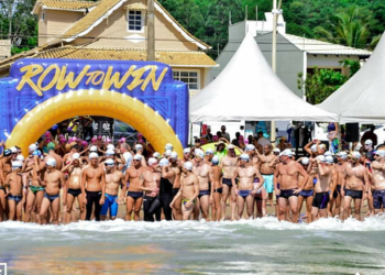 Treino para os 3 km do Row to Win