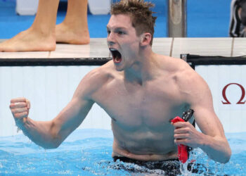 Duncan Scott, o terceiro melhor parcial de revezamento 4x200m livre da história
