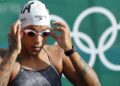 Numeração das nadadoras da maratona aquática
