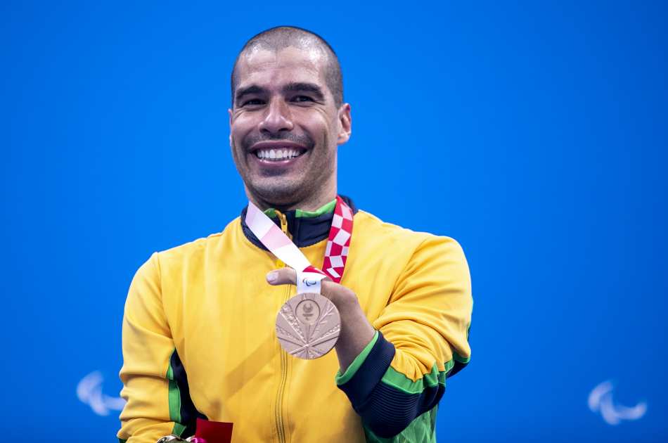 Daniel Dias nimmt an einem freundlichen Leichtathletik-Event teil – ​​Swimchannel