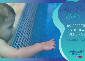 Aquadictus promove curso online para estimular bebês na água