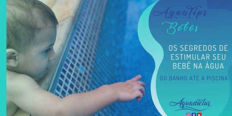 Aquadictus promove curso online para estimular bebês na água