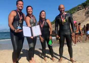 O primeiro atleta PCD a concluir a Travessia do Leme ao Pontal!