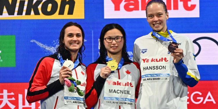 Quadro final de medalhas do Mundial de curta