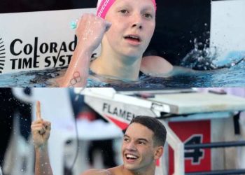 54.53 de Stephanie Balduccini, 48.71 de Guilherme Caribé, o quanto de bom é isso?