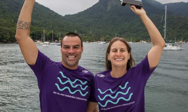 Catarina e Patrick Winkler estabelecem recorde na BISA Swim