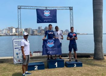 Como acontece empate nas águas abertas?