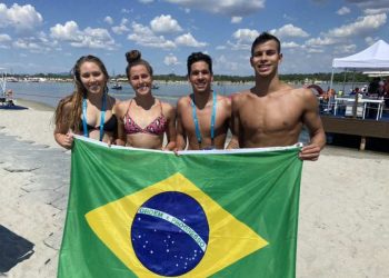 Brasil termina revezamento em águas abertas na quinta colocação