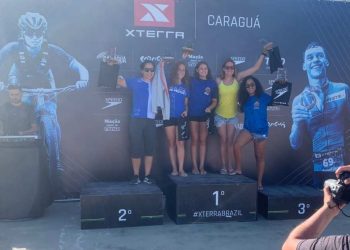 Nadadores de Caraguá vencem etapa “em casa” do XTERRA