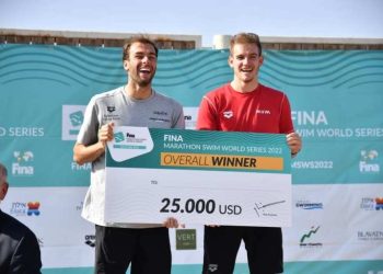 Gregorio Paltrinieri vence prova e termina empatado com Kristof Rasovszky no ranking da temporada