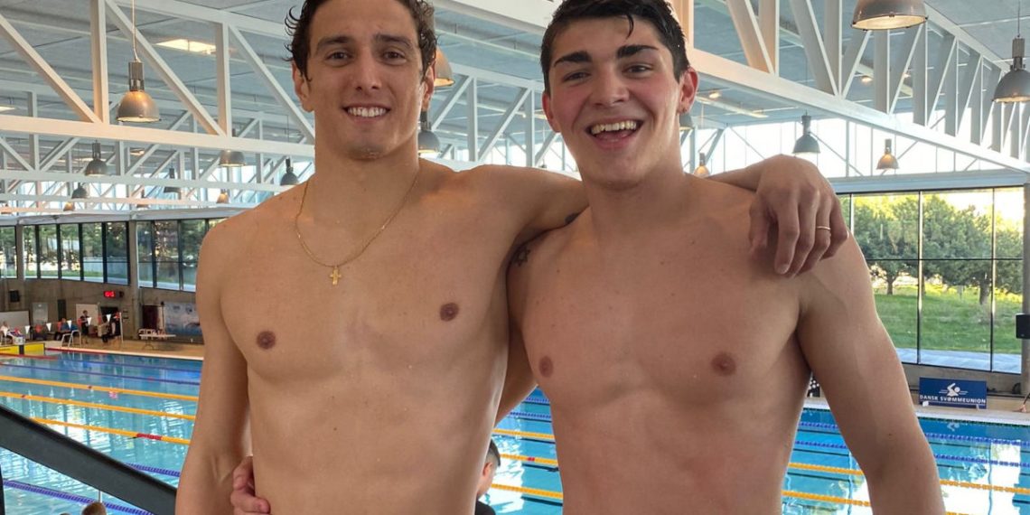 Diogo Ribeiro e Miguel Nascimento em estágio no Rio de Janeiro