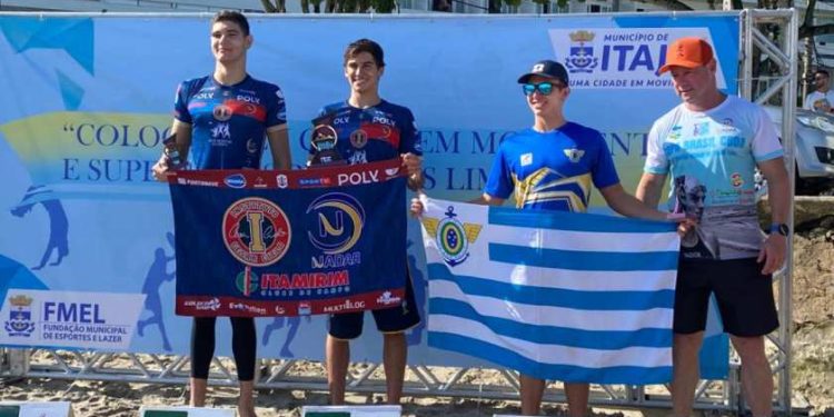 Maryna Fachin e Lucas Davesac vencem os 5 km da Copa Brasil de águas abertas