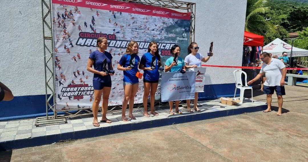 Nadadores de Caraguatatuba são destaque em etapa do Circuito Maratona Aquática