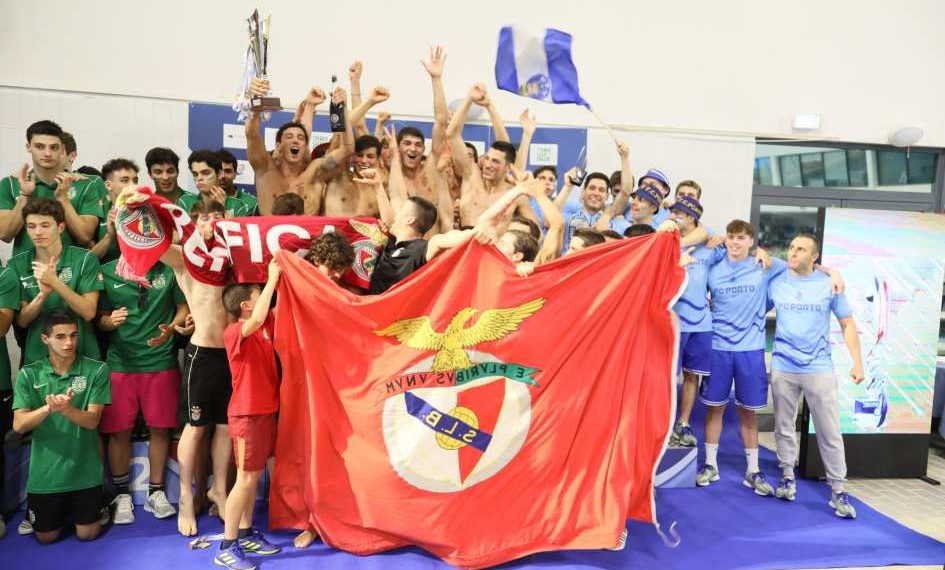 Sporting e Benfica campeões nacionais de clubes da 1ª divisão