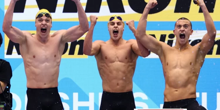 Guilherme Caribé faz segundo melhor parcial, análise completa do 4×100 livre masculino