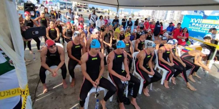 Resultados completos da Copa Pacífico de águas abertas em Salinas, Equador