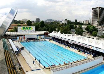 Os palcos do Mundial Júnior de natação