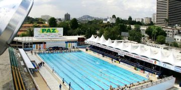 Os palcos do Mundial Júnior de natação