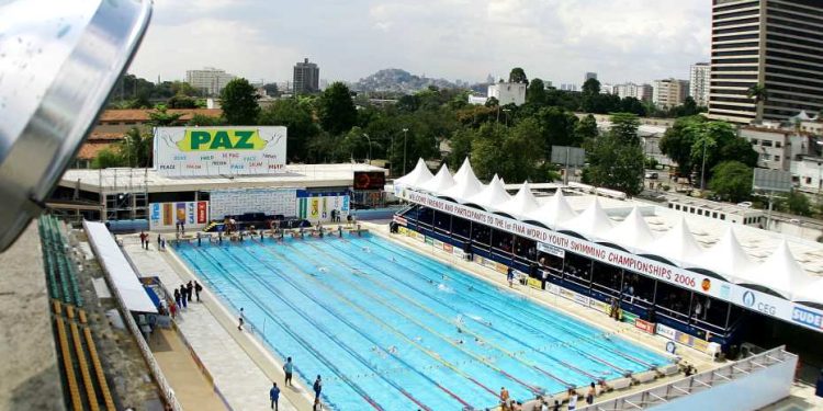 Os palcos do Mundial Júnior de natação