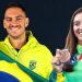 Fernando Scheffer e a tenista Luisa Stefani apontados como Porta-Bandeira do Brasil em Santiago