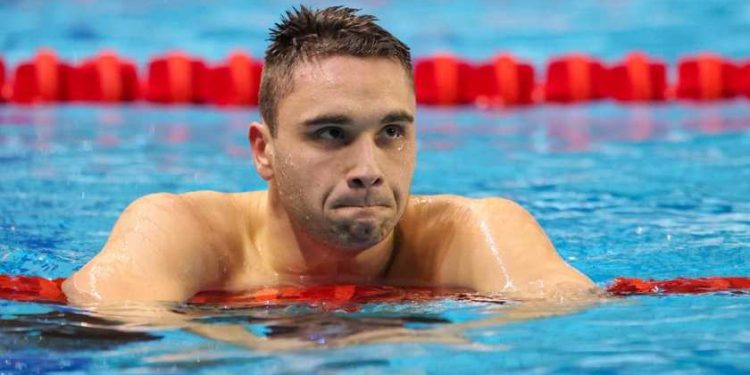 Direto da Hungria: Kristof Milak ainda nem voltou a nadar, apenas preparação física