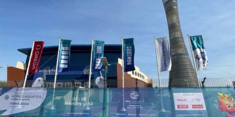 962 nadadores no Mundial de Doha