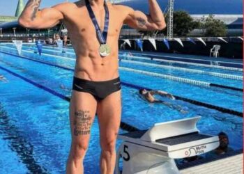 Filippo Magnini 17 anos depois, volta a ser campeão mundial de 100m livre