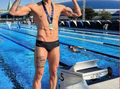 Filippo Magnini 17 anos depois, volta a ser campeão mundial de 100m livre