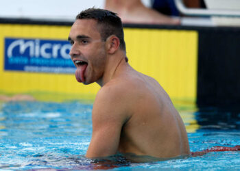 Kristof Milak de volta aos treinos na Duna Arena