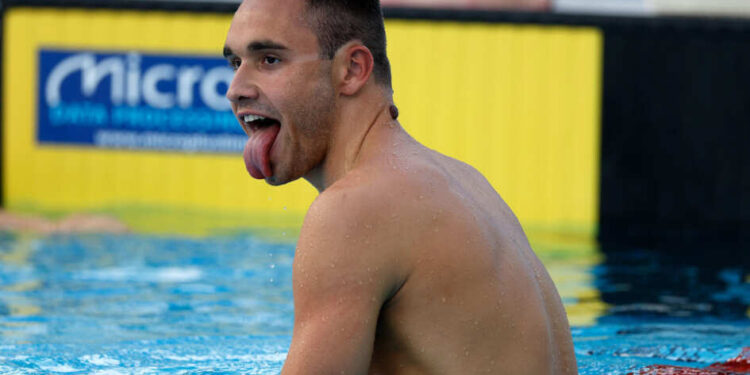 Kristof Milak de volta aos treinos na Duna Arena