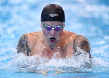 Adam Peaty 57.94 melhor tempo do mundo de 2024 e classifica para terceira olimpíada