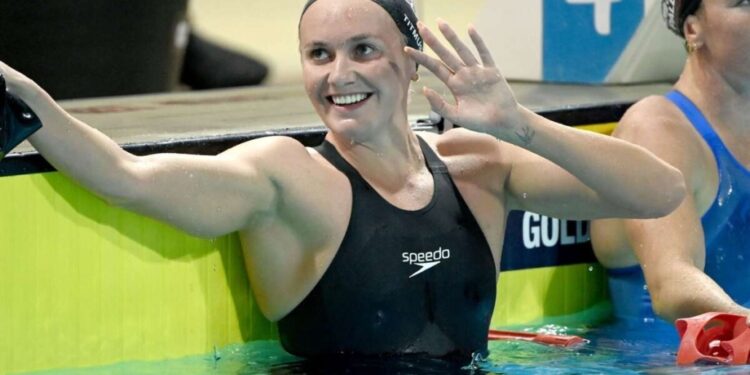 Ariarne Titmus 3:59.13 primeira vez abaixo dos 4 minutos sem polir
