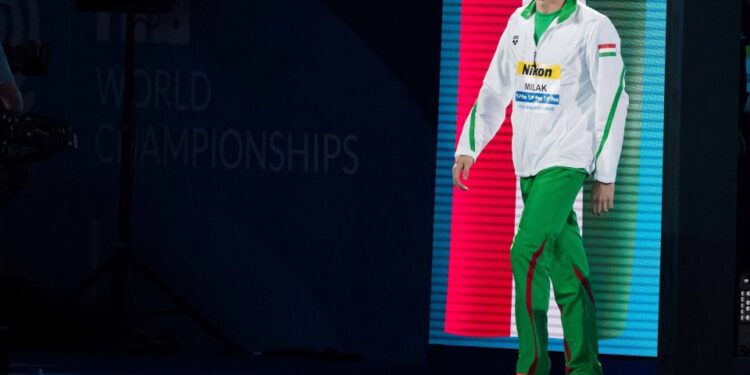 As provas de Kristof Milak na seletiva olímpica da Hungria