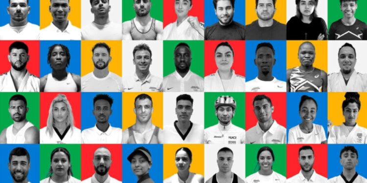 Dois nadadores no time dos refugiados Paris 2024