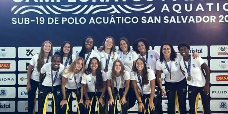 Seleção feminina de polo aquático vence Argentine e conquista Pan-Americano Sub-19 pela primeira vez