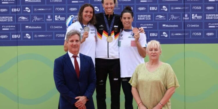 Gregório Paltrinieri e Leoni Beck vencem 10k no Europeu