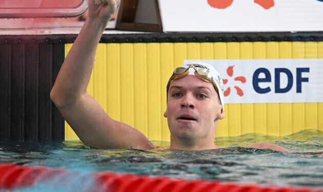 Leon Marchand ganha no mesmo dia 200m peito e 200m borboleta na seletiva francesa