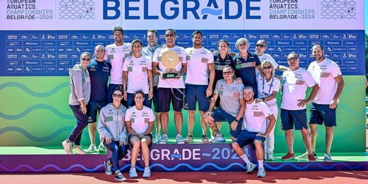 Itália domina águas abertas do europeu na Sérvia