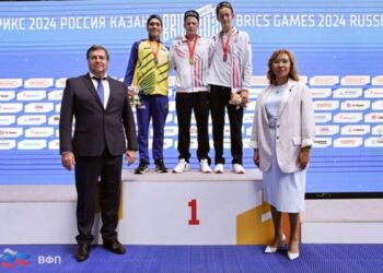 Stephan Steverink quarta melhor performance masculina dos Jogos BRICS na Rússia