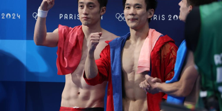 Dupla conquista o segundo ouro da China nos saltos