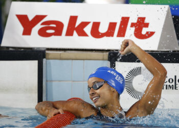 Maria Fernanda Costa bate novo recorde sul-americano no Finkel
